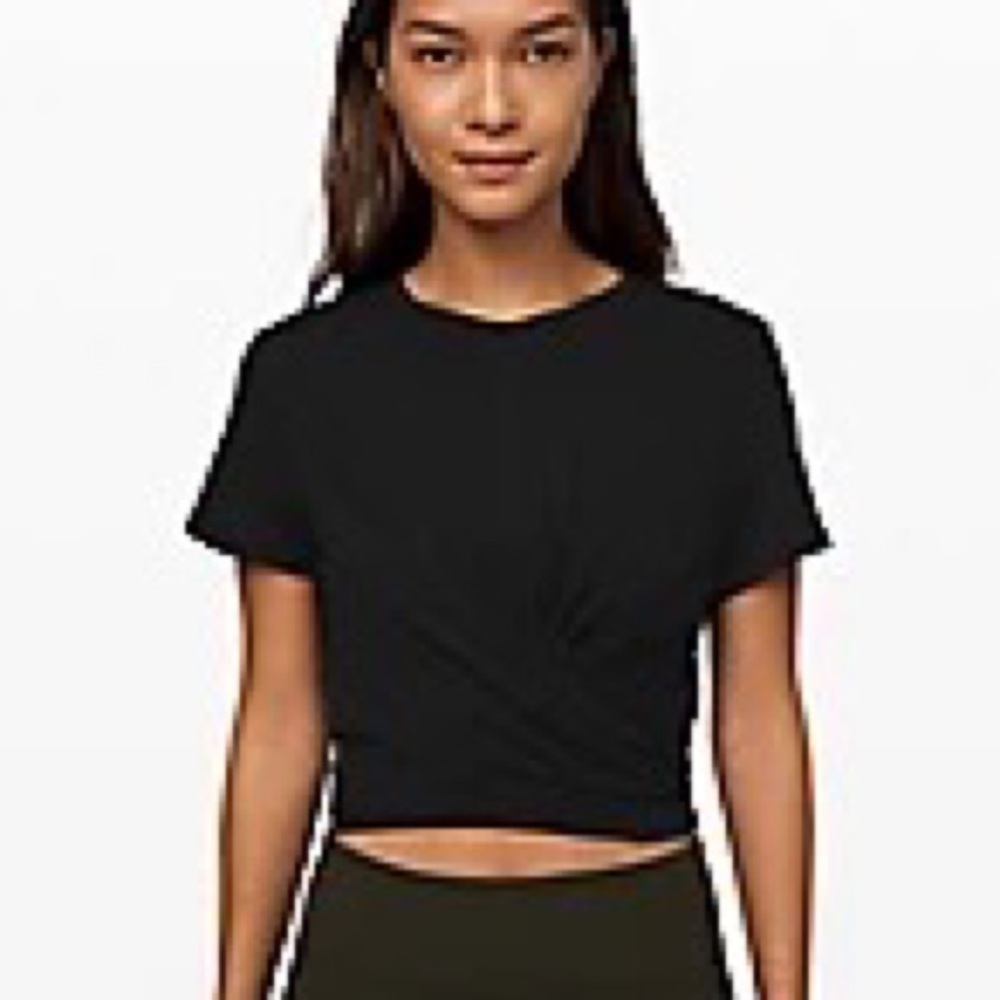 Lulu lemon time to restore short sleeve shirt